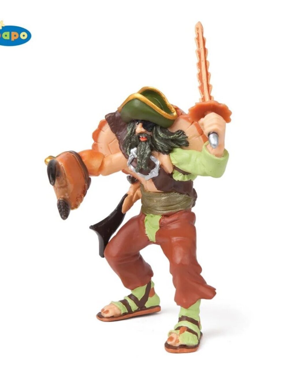 Papo Mutant Crab Pirate Figurine (39463) New w/Tag Add-On Item